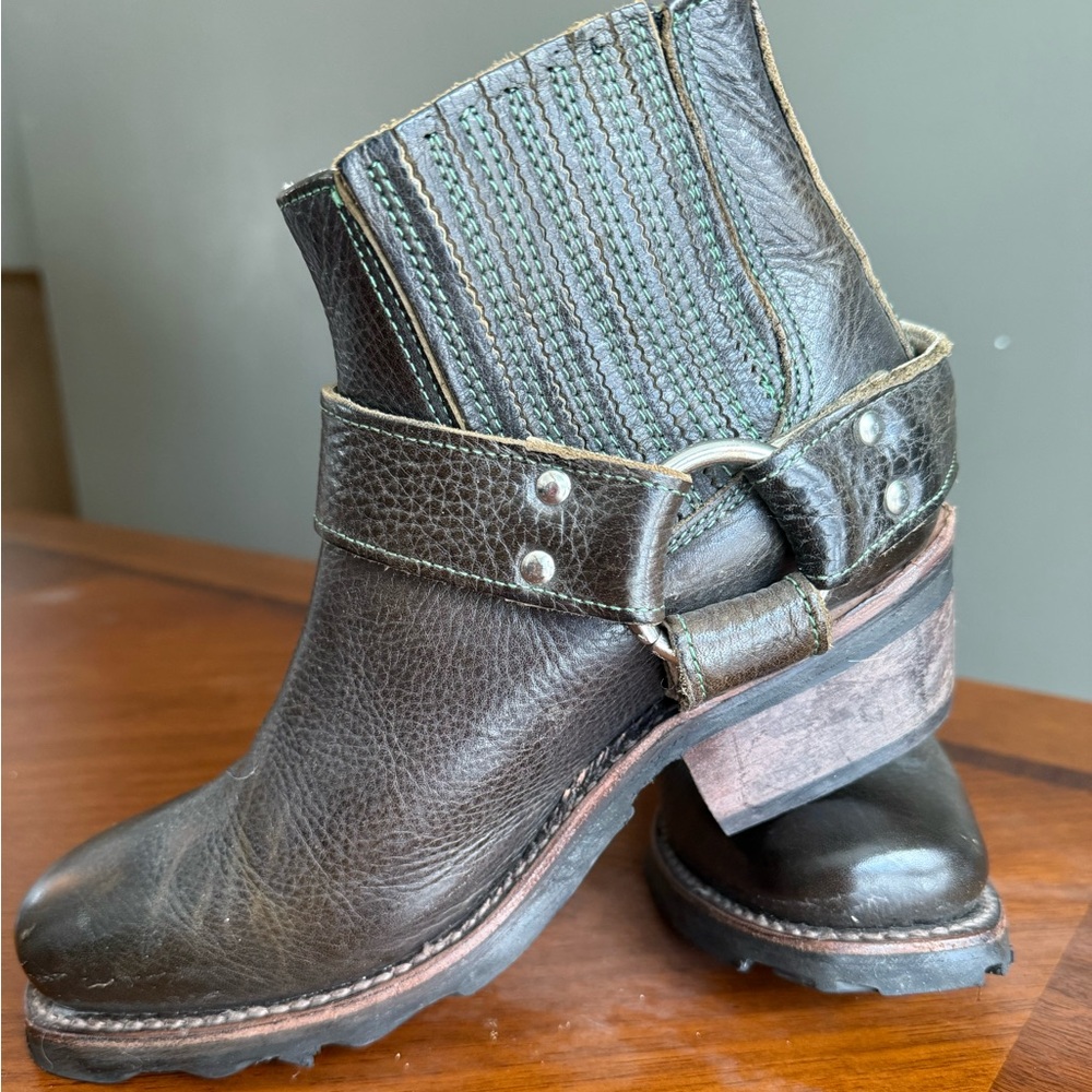 Freebird Dark Brown Ankle Boots